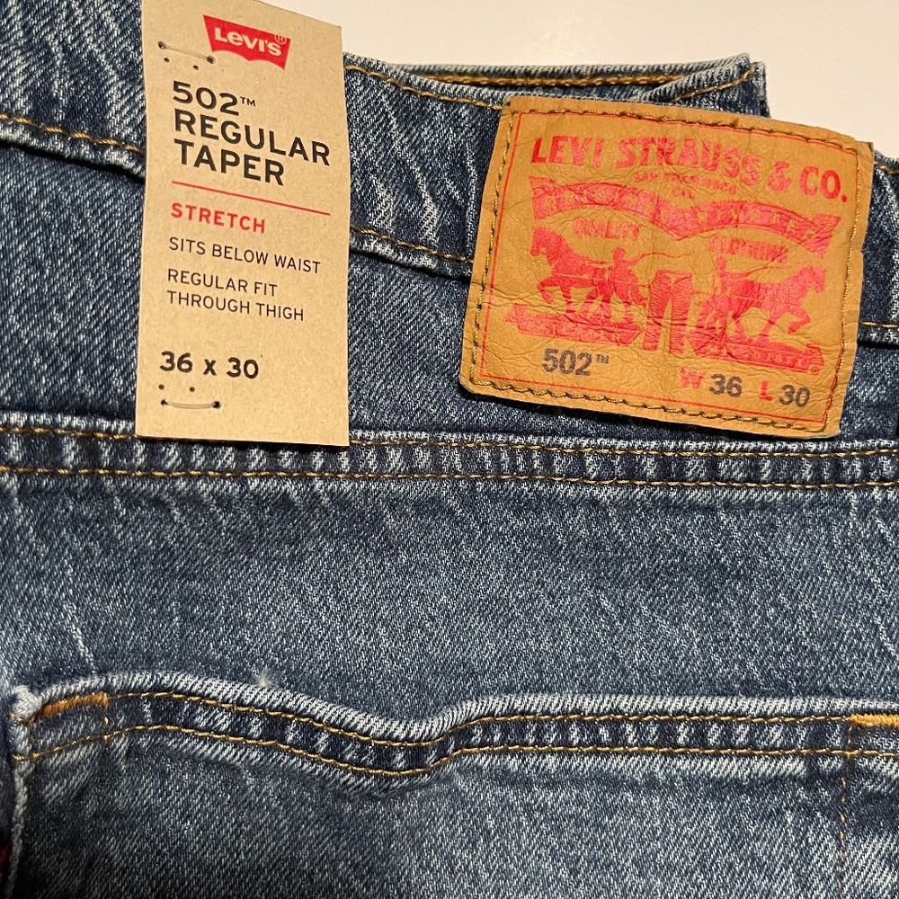 Levi’s 36x32  502 Taper Strech